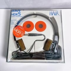 [Mint Condition, Fully Functional] SONY MDR-5 "HAIR" Headphones with all accessories and spare pads included.