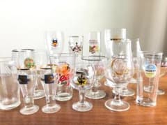 【レア】　ビールグラス　17脚セット　ベルギービール　非売品含むのサムネイル