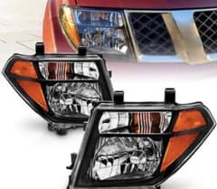【新品送料込】米国日産 フロンティア、パスファインダー　ブラックヘッドライト 新品送料込】米国日産 フロンティア、パスファインダー ブラックヘッド