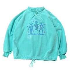 USA製 90s スウェット グラフィック 古着 メキシカンパーカー 8La 