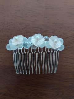 フラワーモチーフ ヘアコーム ヘアアクセサリーのサムネイル