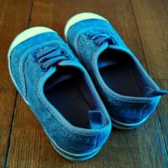 ⭐gap⭐パープルスニーカー　ラメ入りのサムネイル