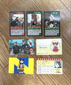 なめ猫 カード（7枚セット）のサムネイル