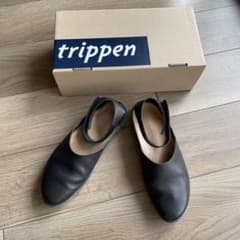 美品　trippen トリッペン PAN 定番フラットシューズ 38 美品 trippen トリッペン PAN 定番フラットシューズ 38 - メルカリ