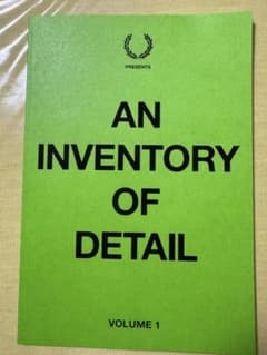 フレッドペリーのAN INVENTORY OF DETAIL