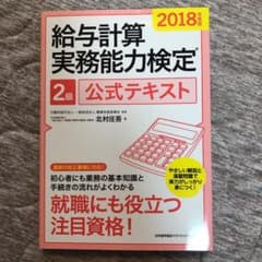 給与計算実務能力検定2級公式テキスト 2018年度版のサムネイル