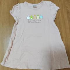 すみっコぐらし 半袖ワンピース 120サイズ ピンクのサムネイル