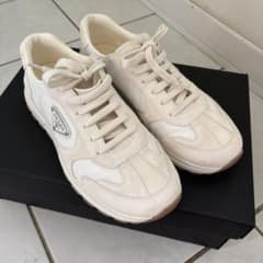 美品　PRADA スニーカー praxスエード ナイロン