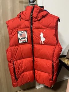 【極希少、美品】ポロラルフローレン　ビッグポニー　ダウンベストのサムネイル