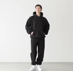 ロサンゼルスアパレル　スウェット　セットアップ　黒