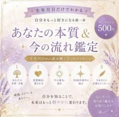 すぐ鑑定OK！なんでも30分チャット鑑定┆数秘術のサムネイル