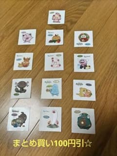 ポケモンパン デコキャラシール 12枚セットのサムネイル