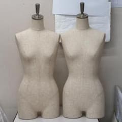 美品　Rebody PE S トルソー2体　芯地ボディ　スタンド無し　26268 美品 Rebody PE S トルソー2体 芯地ボディ スタンド無し 26268 - メルカリ