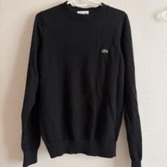 LACOSTE クルーネック ニット ブラックのサムネイル