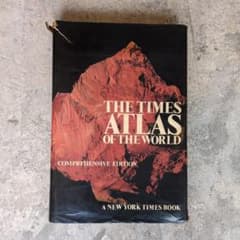 THE TIMES ATLAS OF THE WORLD 世界地図 ビンテージ - メルカリ