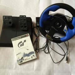 PS2 ハンドルコントローラー Logicool GT FORCE ソフトセットのサムネイル