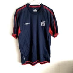 イングランド代表 Umbro シャツ ネイビー/レッド - メルカリ