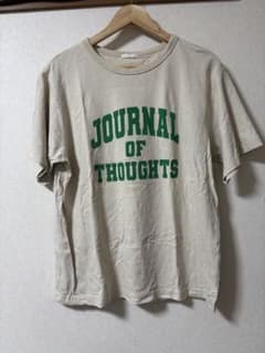 JOURNAL OF THOUGHTS 半袖Tシャツ ベージュ XLサイズのサムネイル