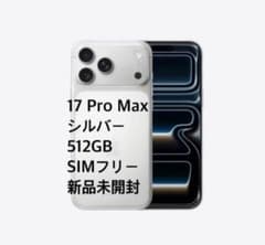 iPhone17promax512gb 실버 신품 미개봉 SIM 프리