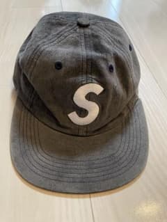 Supreme スエード Sロゴ 6-panel キャップ グレーのサムネイル