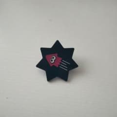 Splatoon Ink Speed ​​Star-Shaped Pin Badge