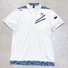 希少✨Oakley オークリー ポロシャツ スカルコレクション XL 吸汗速乾 