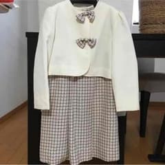 入学式 ワンピース 入園 卒園 子供 110 120 美品のサムネイル