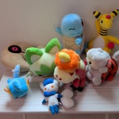 ポケモン ぬいぐるみ タグなしまとめ売り8点セットのサムネイル
