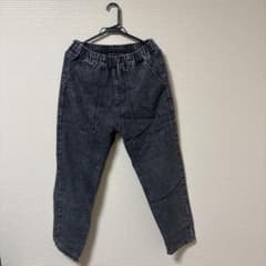 ケミカルウォッシュ デニムパンツ ウエストゴムのサムネイル