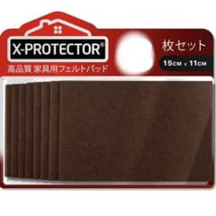 X-PROTECTOR 家具用フェルトパッド 7枚　15cm x 11cmのサムネイル