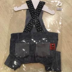 オーバーオール　犬　服のサムネイル