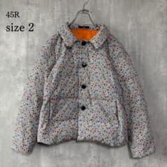 45R フォーティファイブアール 花柄 ダウンジャケット 小花柄 コットン