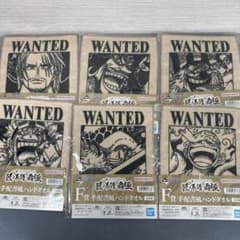 원피스 WANTED 타월 6장 세트