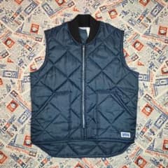 激レア 70s BIG SMITH 三角タグ キルティングベスト ネイビー M 激レア 70s BIG SMITH 三角タグ キルティングベスト ネイビー M - メルカリ