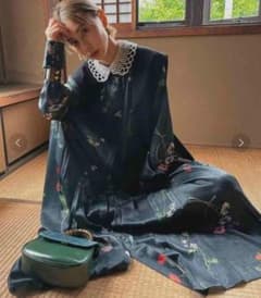 Ameri VINTAGEアメリヴィンテージボタニカル ロングワンピース 花柄