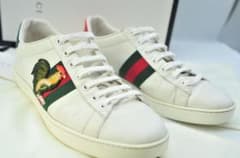 美品 正規品GUCCI スニーカー レザー エース 鶏のサムネイル
