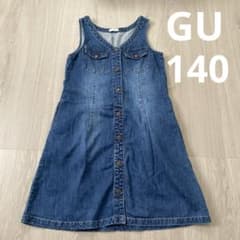 GU デニムワンピース140のサムネイル