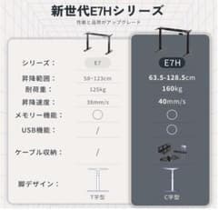 Flexispot 電動昇降デスク 天板なし 未開封 E7HW 足(白) - メルカリ