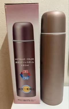 真空ステンレスボトル 480ml メタリックカラーのサムネイル
