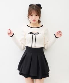 INGNI バックレースアップタックフレアスカートのサムネイル