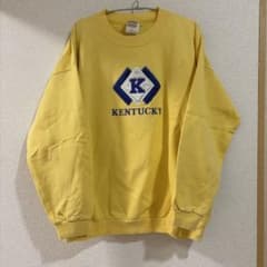 古着　トレーナー　パステルカラー　黄色のサムネイル