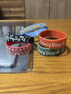 ラバーバンド5点（マイヘア、SaucyDog、go!go!vanillas）のサムネイル