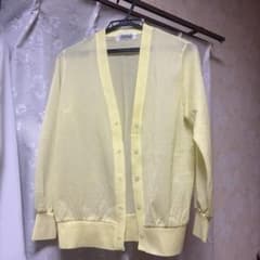 古着 Lemonhouse シアーカーディガン 長袖 レモンイエローのサムネイル
