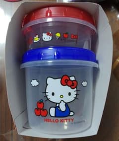 Hello Ziploc Kitty ジップロック｜Yahoo 2個セット クロミ キティ 保存容器 新品】Ziploc 5個 保存容器セット 保存容器・ケース