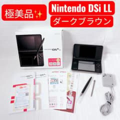 極美品・希少カラー】Nintendo DSi LL ダークブラウン 完品 箱付