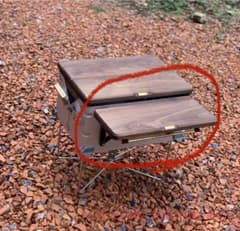 MUKU WORKS シェルコン25 ウォールナットサイドテーブル スノーピーク MUKU WORKS シェルコン25 ウォールナットサイドテーブル