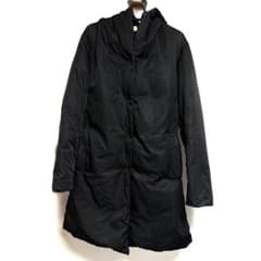 【pure DKNY】ダウンコート 黒 S フード付き ショールカラーのサムネイル