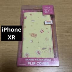 신품 산리오 폼 폼 푸딩 플립 수첩형 iPhone 케이스 XR 폐반품