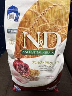 N&D Ancestral Grain 成猫用 チキン ザクロ入り 2kg - メルカリ