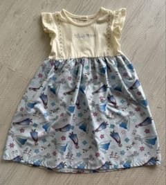 아나 눈 디즈니 냉동 반팔 드레스 110cm